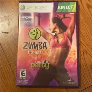 Zumba fitness Xbox 360 game (great condition)